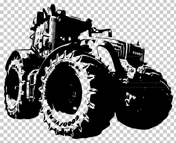 John Deere Fendt Tractor Wall Decal Case IH PNG, Clipart, Agriculture, Automotive Design, Automotive Tire, Auto Part, Black And White Free PNG Download