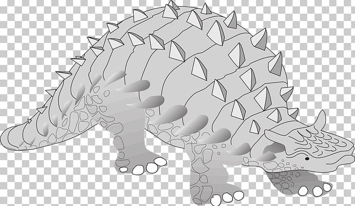 Dinosaur Ankylosaurus Triceratops Stegosaurus PNG, Clipart, Ancient, Animal Figure, Ankylosaurus, Ark Survival Evolved, Black And White Free PNG Download
