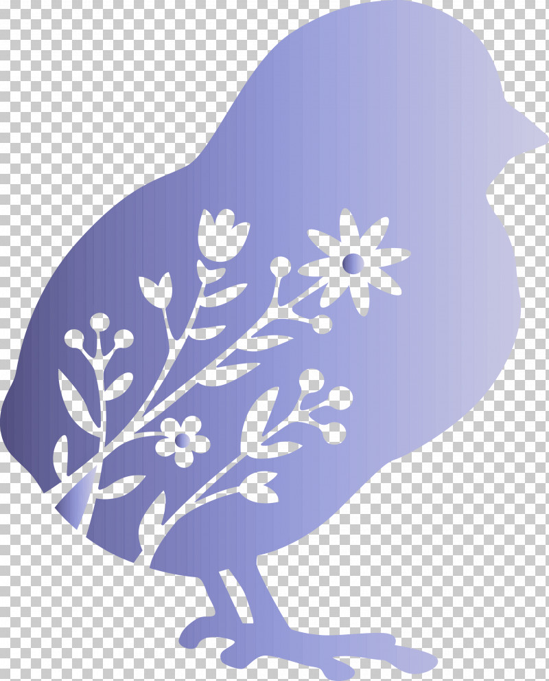 Floral Chick Easter Day PNG, Clipart, Easter Day, Floral Chick, Plant, Violet Free PNG Download