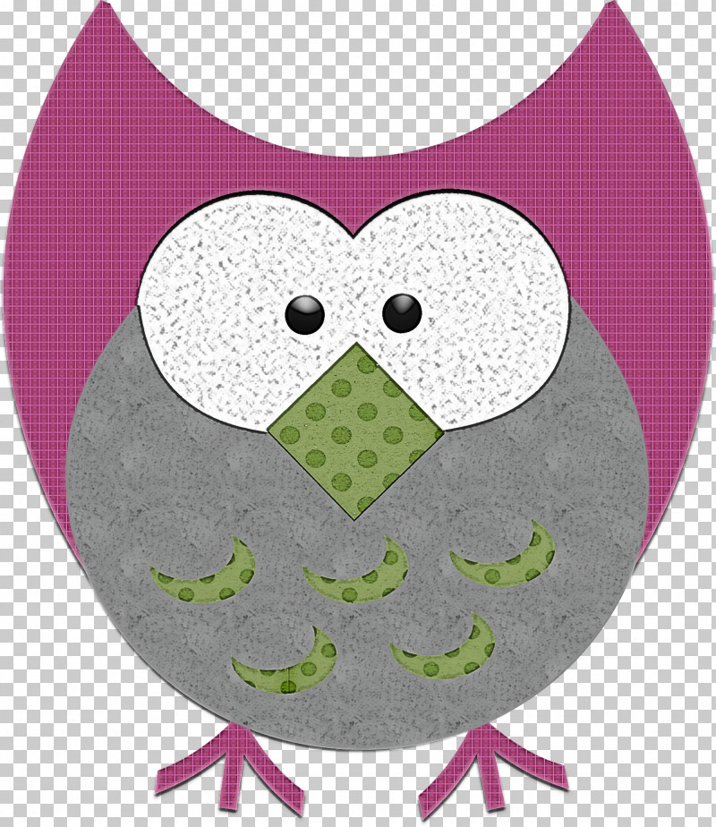 Green Owl Bib Pink Purple PNG, Clipart, Bib, Bird, Green, Owl, Pink Free PNG Download