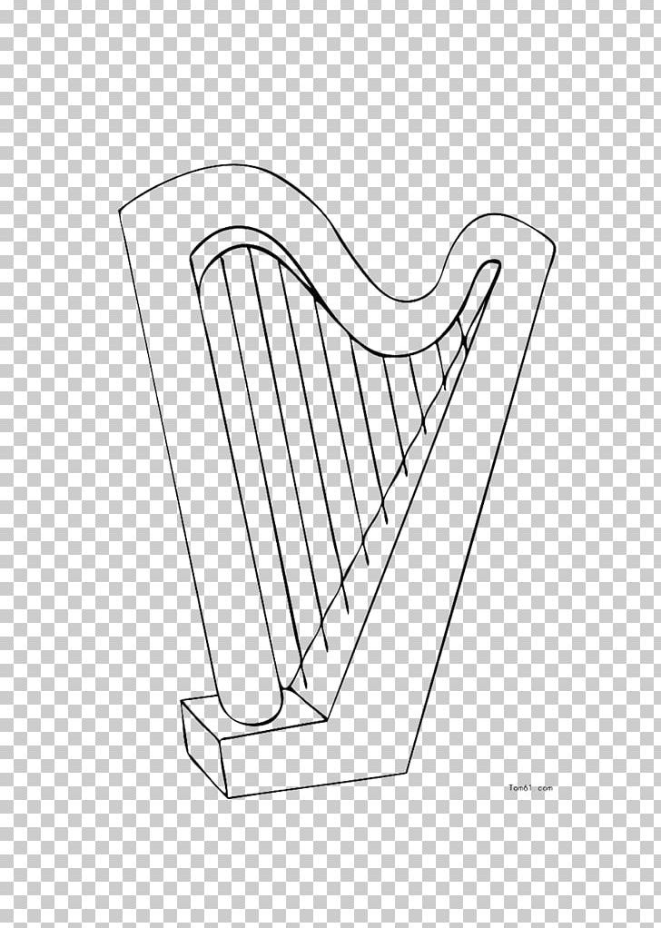 Harp Musical Instrument Drawing PNG, Clipart, Angle, Area, Christmas Decoration, Decor, Decorative Free PNG Download
