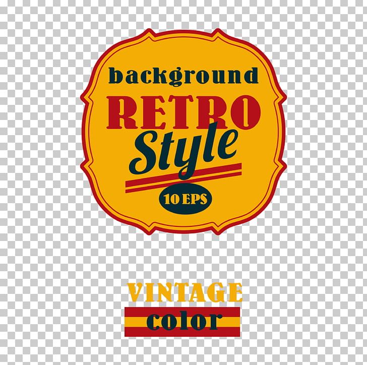 Logo Retro Style Euclidean Illustration PNG, Clipart, Area, Brand, Brush, Clip Art, Computer Graphics Free PNG Download