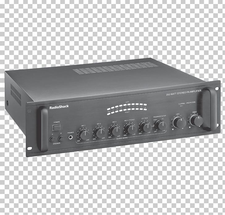 Audio Power Amplifier Digital Audio Sound RadioShack PNG, Clipart, Amplifier, Audio, Audio Equipment, Audio Power Amplifier, Audio Receiver Free PNG Download