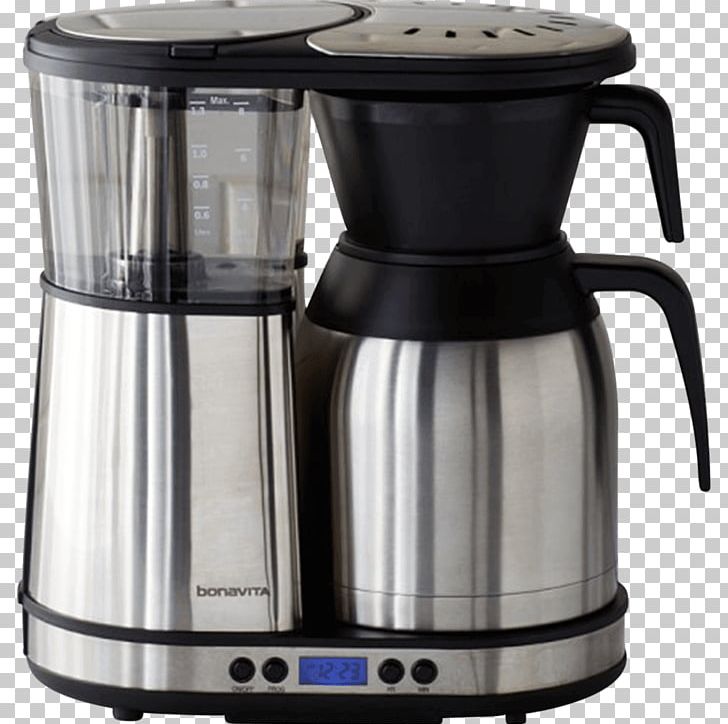 Coffeemaker Carafe Blender Bonavita 8 Cup Coffee Maker PNG, Clipart, Blender, Brewed Coffee, Carafe, Coffee, Coffeemaker Free PNG Download