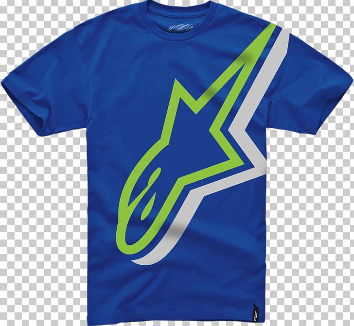 Sports Fan Jersey T-shirt Logo Sleeve Outerwear PNG, Clipart, 100 Cotton, Active Shirt, Alpinestars, Blue, Brand Free PNG Download