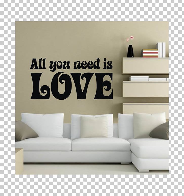 Wall Decal Living Room All You Need Is Love The Beatles PNG, Clipart, All You Need Is Love, Angle, Beatles, Couch, Decal Free PNG Download