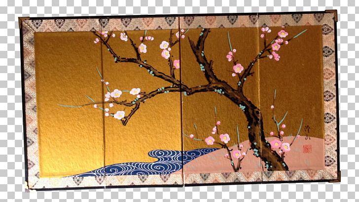 Cherry Blossom Screen Painting Chairish PNG, Clipart, Art, Blossom, Branch, Chairish, Cherry Free PNG Download