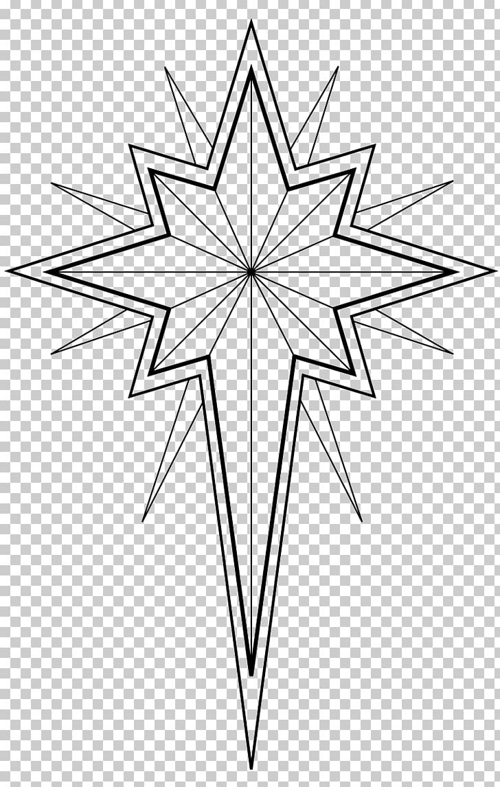 Colouring Pages Coloring Book Star Of Bethlehem Christmas Day Christmas Tree PNG, Clipart, Angle, Artwork, Bethlehem, Black And White, Christmas Day Free PNG Download