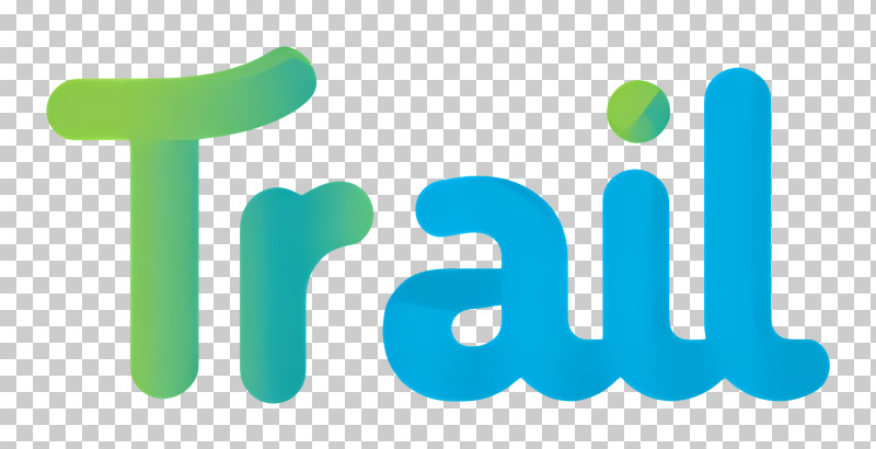 Trail Logo - Trail Gradient Wordmark Logo PNG