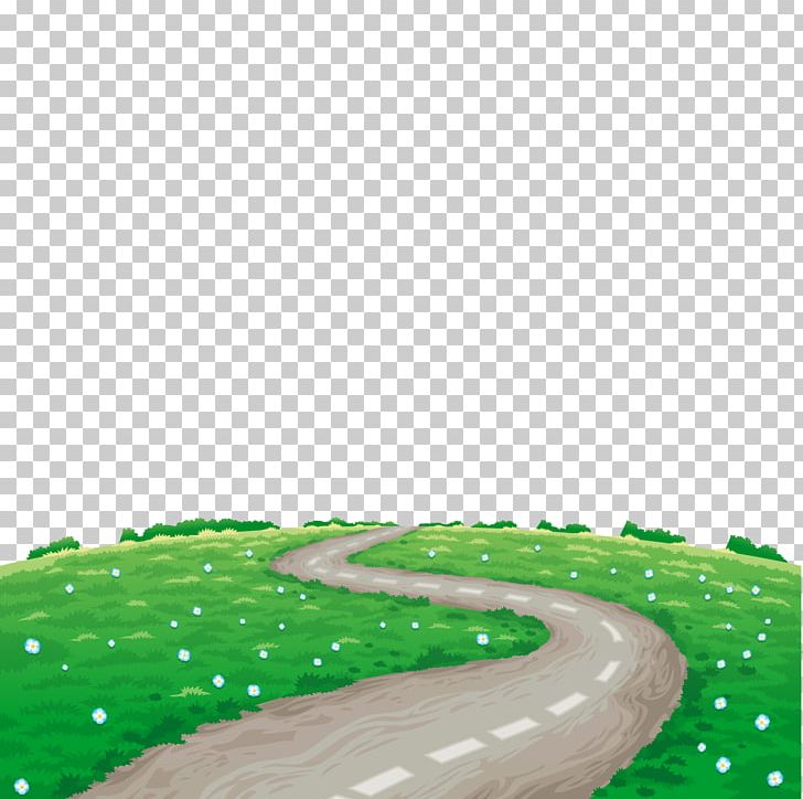Landscape Illustration PNG, Clipart, Cartoon, Computer Wallpaper, Drawing, Grass, Green Free PNG Download