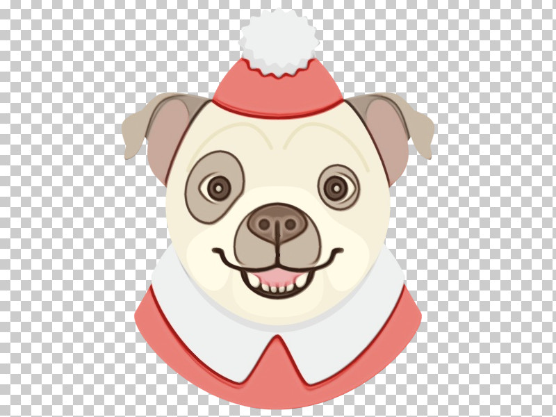 Pug Snout Puppy Christmas Ornament M Breed PNG, Clipart, Breed, Cartoon, Christmas Ornament M, Dog, Paint Free PNG Download