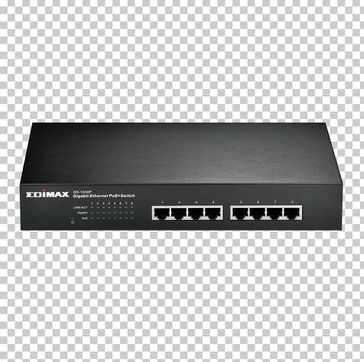 Power Over Ethernet Network Switch Gigabit Ethernet IEEE 802.3at PNG, Clipart, 1000baset, Audio Receiver, Cable, Computer Network, Computer Port Free PNG Download