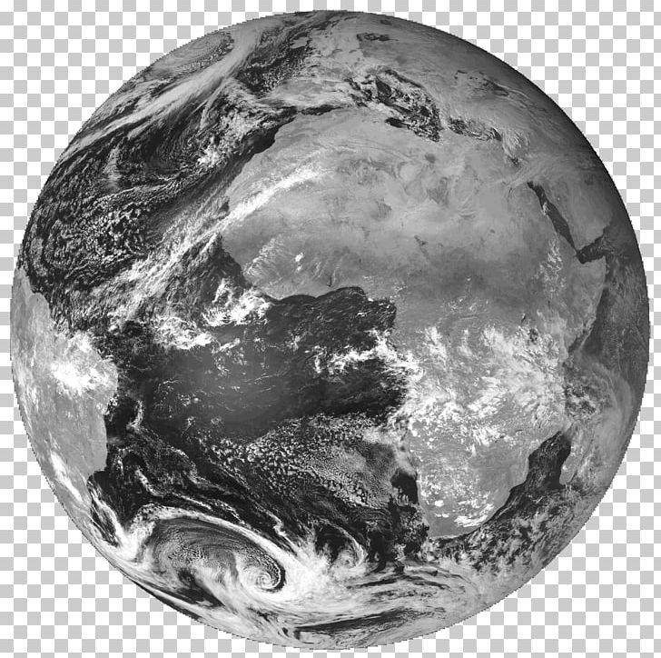 Low Earth Orbit Meteosat 8 Black And White PNG, Clipart, Black, Black And White, Bron, Earth, Intensity Free PNG Download
