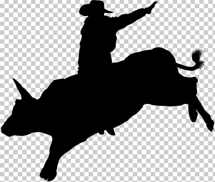 Cattle Bull Riding Professional Bull Riders Rodeo Decal PNG, Clipart, Animals, Black, Black And White, Bucking Bull, Bull Free PNG Download