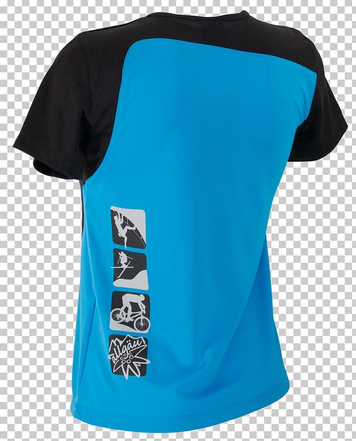 T-shirt Sport Handball Sleeve Erima PNG, Clipart, Active Shirt, Aqua, Black, Blue, Electric Blue Free PNG Download