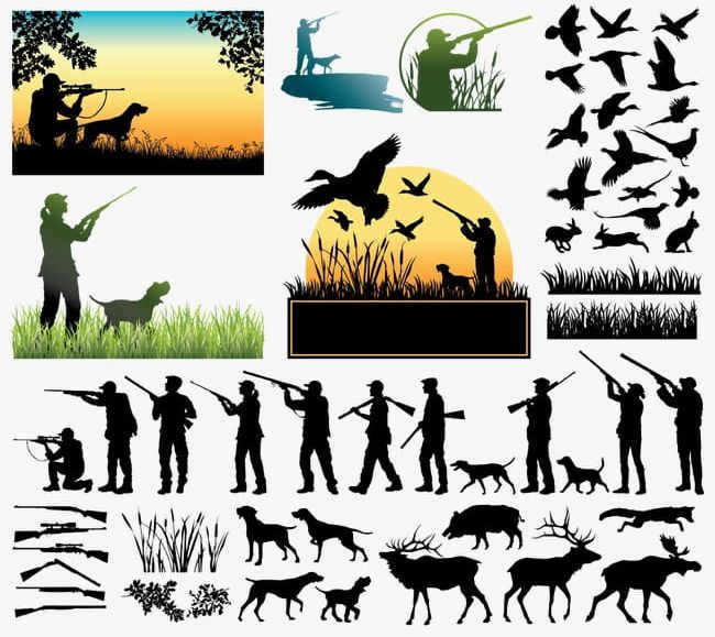 Hunter And Prey PNG, Clipart, Animal, Birds, Birds Animal Silhouettes, Duck, Hound Free PNG Download
