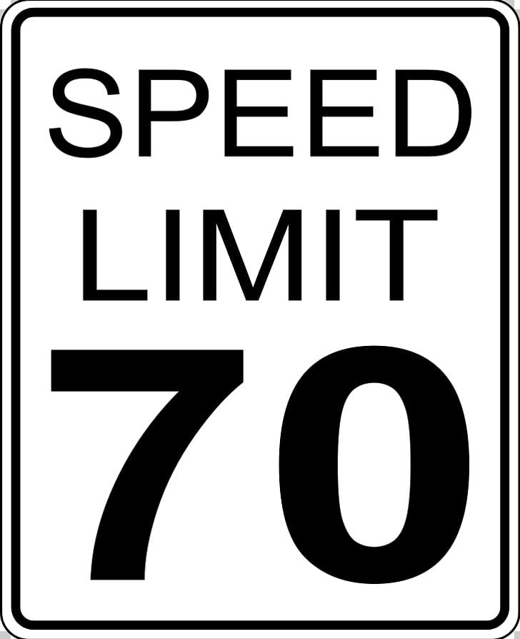 Speed Limit Traffic Sign Road PNG, Clipart, Area, Black, Black And White, Brand, Driving Free PNG Download
