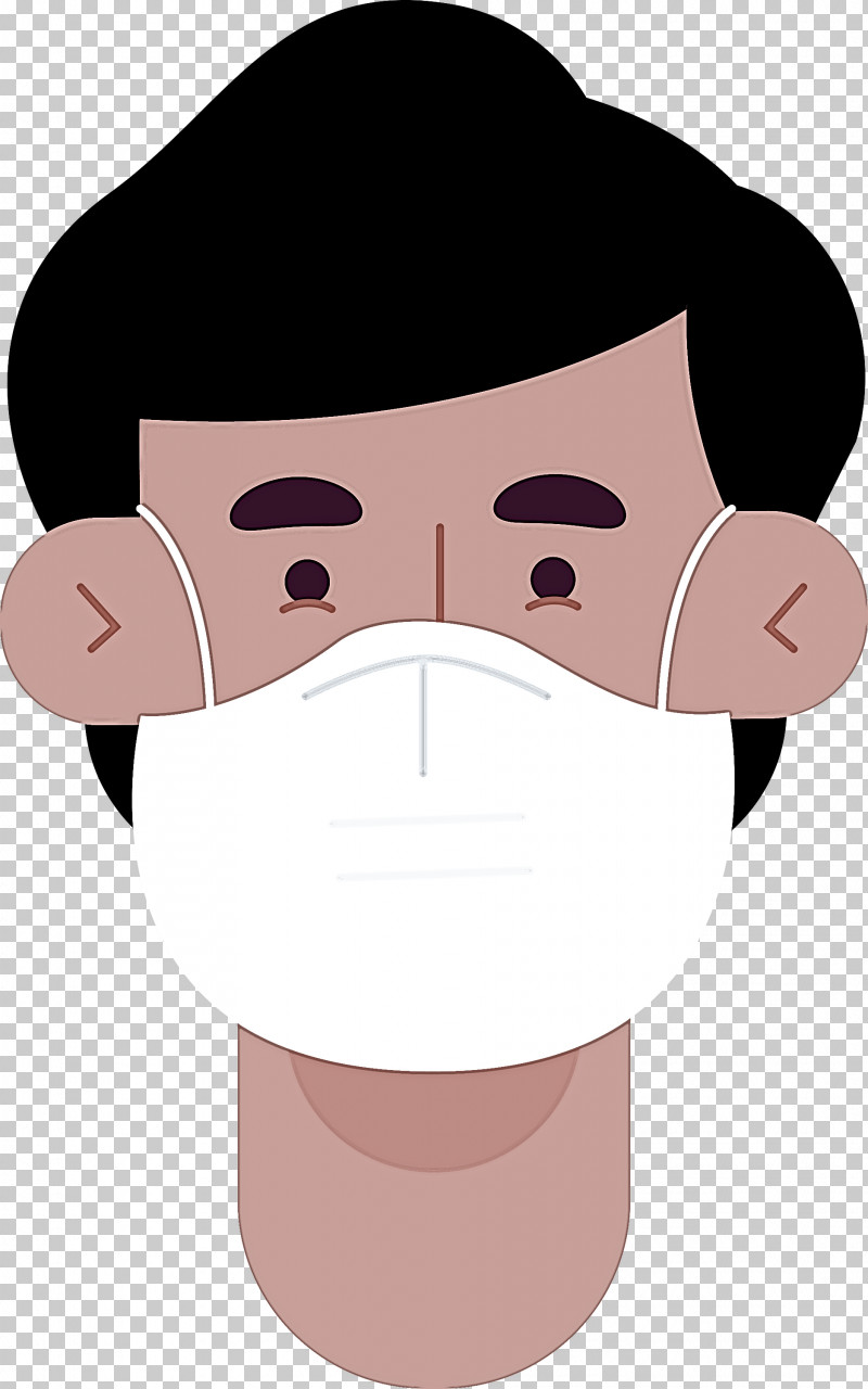 Face With Mask PNG, Clipart, Cartoon, Doctor Of Medicine, Drawing, Face With Mask, Health Free PNG Download