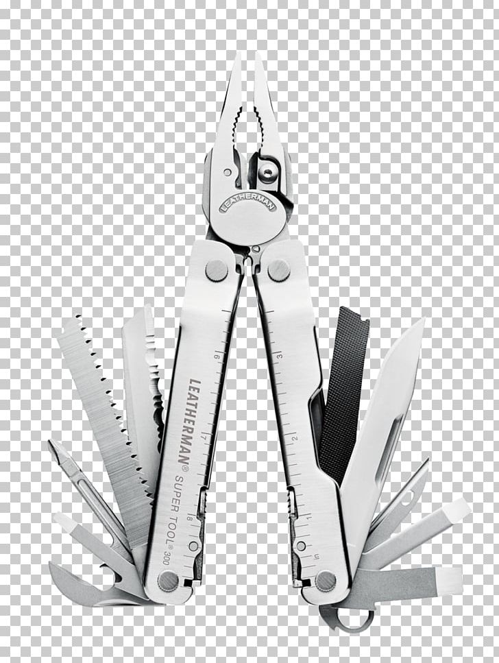 Multi-function Tools & Knives Leatherman SUPER TOOL CO. PNG, Clipart, Black And White, Camping, Company, Diagonal Pliers, Knife Free PNG Download