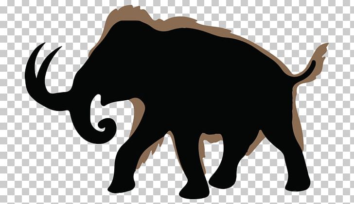 Woolly Mammoth Silhouette Drawing PNG, Clipart, African Elephant, Animals, Art, Carnivoran, Cattle Like Mammal Free PNG Download