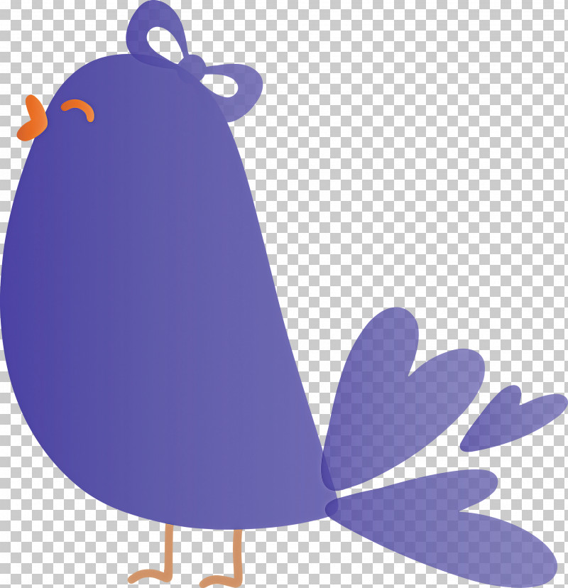 Purple Violet Chicken Rooster Bird PNG, Clipart, Beak, Bird, Chicken, Cute Cartoon Bird, Purple Free PNG Download