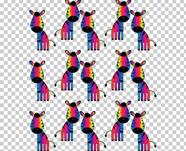 Graphic Design Zebra Illustration PNG, Clipart, Animals, Bright Colors, Cartoon, Cartoon Animals, Cartoon Eyes Free PNG Download