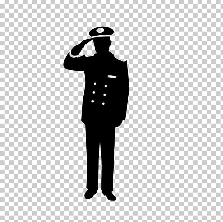 Silhouette Police Officer Photography Salute PNG, Clipart, Animals, Black, Download, Formal Wear, Gentleman Free PNG Download