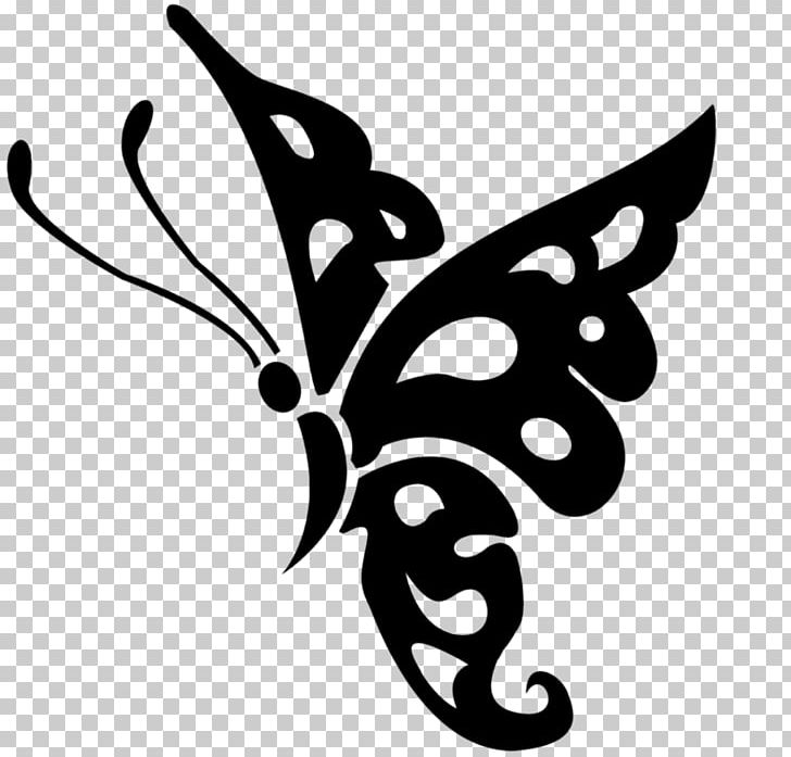 Butterfly Drawing Stencil PNG, Clipart, Artwork, Black And White, Butterfly, Butterfly Clipart, Computer Icons Free PNG Download