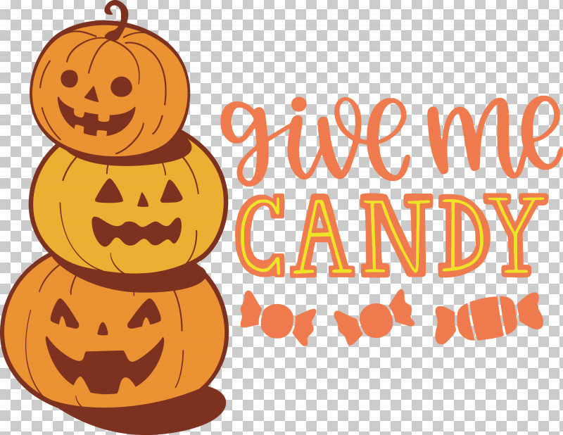 Give Me Candy Halloween Trick Or Treat PNG, Clipart, Carving, Fruit, Give Me Candy, Halloween, Halloween Card Free PNG Download