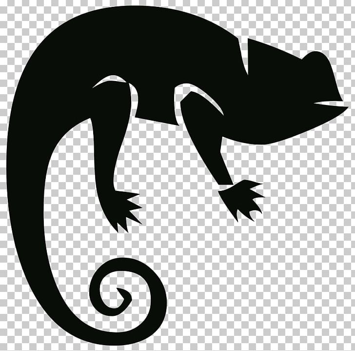 Chameleons Drawing Lizard Silhouette PNG, Clipart, Animals, Artwork, Beak, Black And White, Branching Free PNG Download