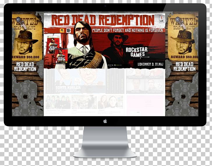 Red Dead Redemption Display Advertising Brand Multimedia PNG, Clipart, Advertising, Brand, Display Advertising, Media, Multimedia Free PNG Download
