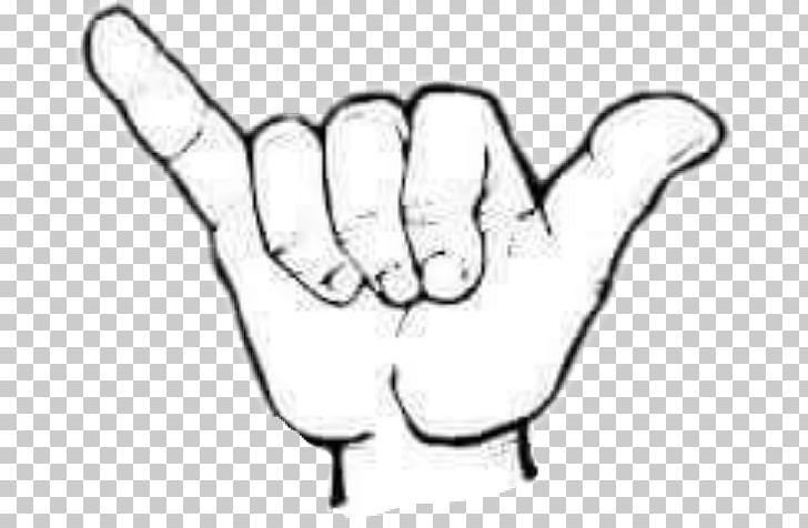 Shaka Sign Sign Language Hand Hawaii Aloha PNG, Clipart, Aloha, Area, Arm, Artwork, Black And White Free PNG Download