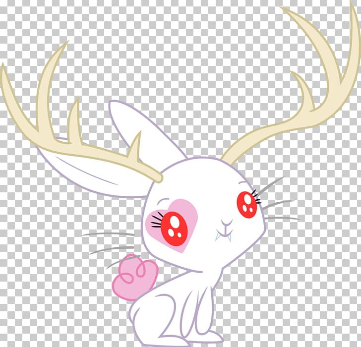 Fluttershy Reindeer Jackalope Antelope PNG, Clipart, Antelope, Antler, Art, Cartoon, Character Free PNG Download