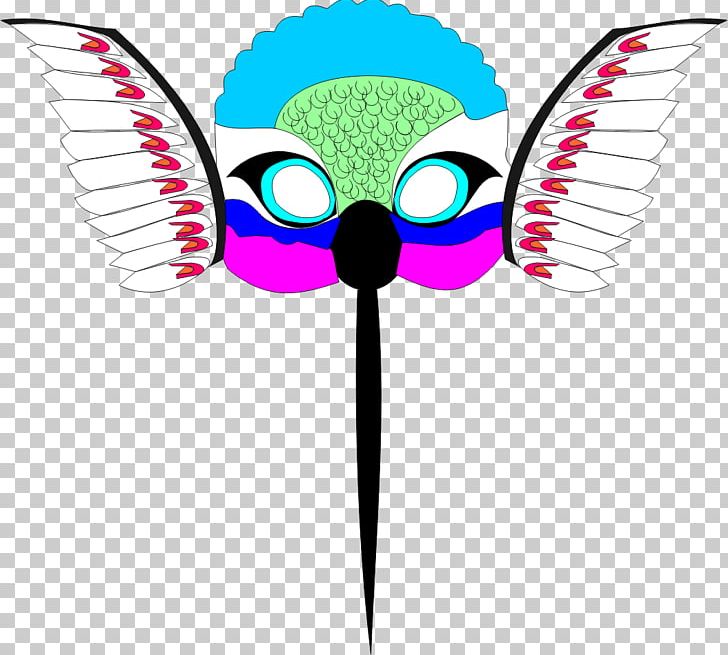 Pink M Headgear Line PNG, Clipart, Art, Beak, Butterfly, Character, Colibri Free PNG Download