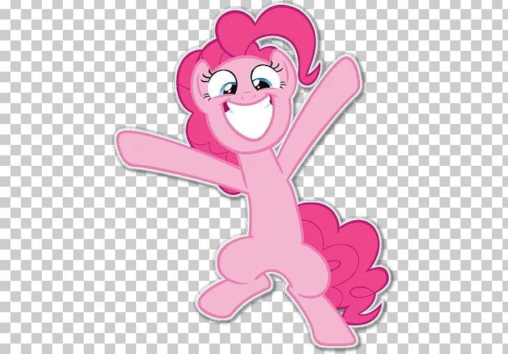 Sticker Pinkie Pie Telegram Pony PNG, Clipart, Cartoon, Fictional Character, Flower, Heart, Legendary Creature Free PNG Download