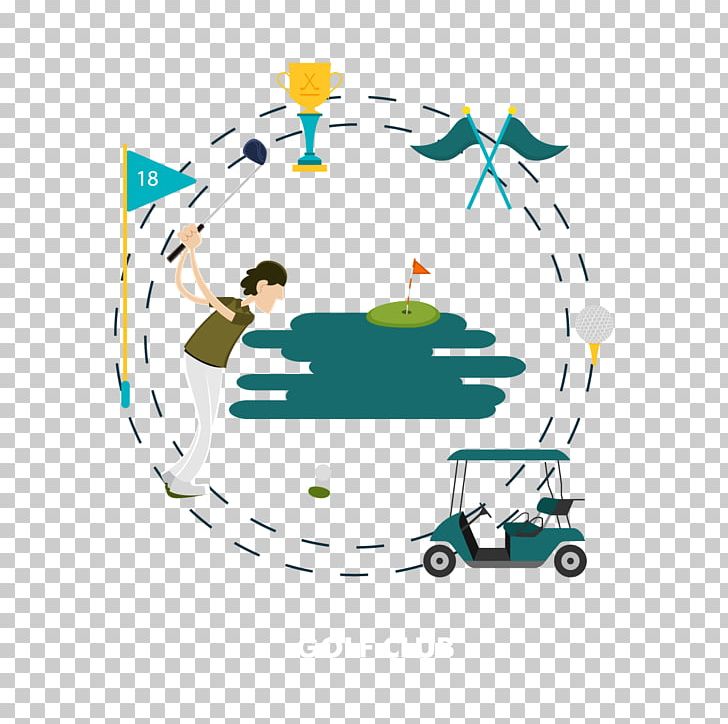 Euclidean Golf Club Motion PNG, Clipart, Adobe Illustrator, Area, Car, Character, Circle Free PNG Download