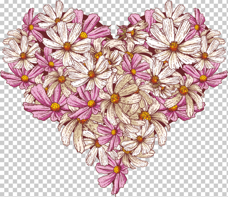 Flower Heart Valentines Day Love PNG, Clipart, Cut Flowers, Flower, Flower Heart, Heart, Love Free PNG Download