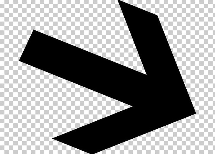 Angle Arrow Computer Icons PNG, Clipart, Angle, Arrow, Black, Black And White, Brand Free PNG Download