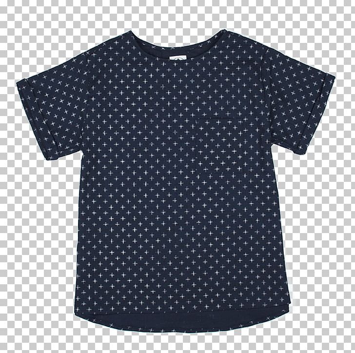 Sleeve T-shirt Polka Dot Shorts PNG, Clipart, All Over Print, Black, Blouse, Blue, Clothing Free PNG Download