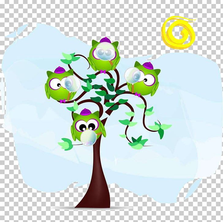 Drawing Little Owl Illustration PNG, Clipart, 3d Trees, Branch, Cartoon, Cartoon Eyes, Computer Free PNG Download