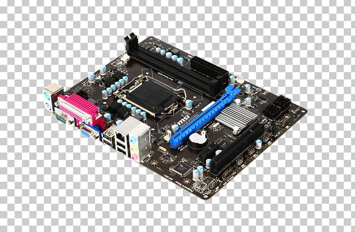 Motherboard Intel LGA 1155 MicroATX MSI H61M-P32/W8 PNG, Clipart, Atx, Central Processing Unit, Computer Hardware, Electronic Device, Electronic Engineering Free PNG Download