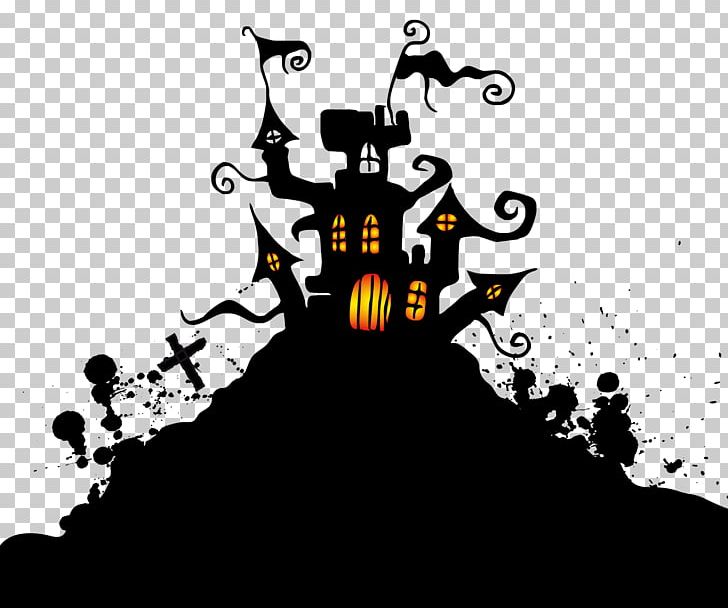 Wedding Invitation Halloween Kids Party Trick-or-treating PNG, Clipart, Black And White, Brand, Castle, Child, Childrens Party Free PNG Download