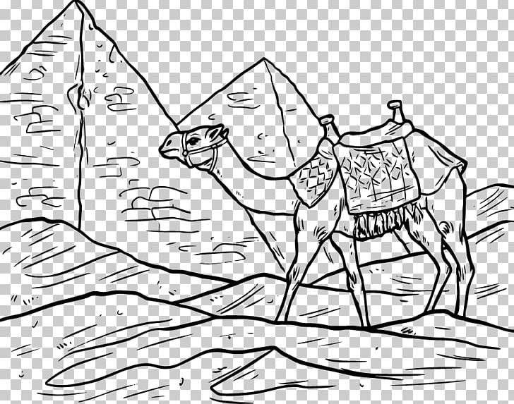 Egyptian Pyramids Ancient Egypt Camel PNG, Clipart, Animals, Area, Art, Cartoon, Drawing Free PNG Download