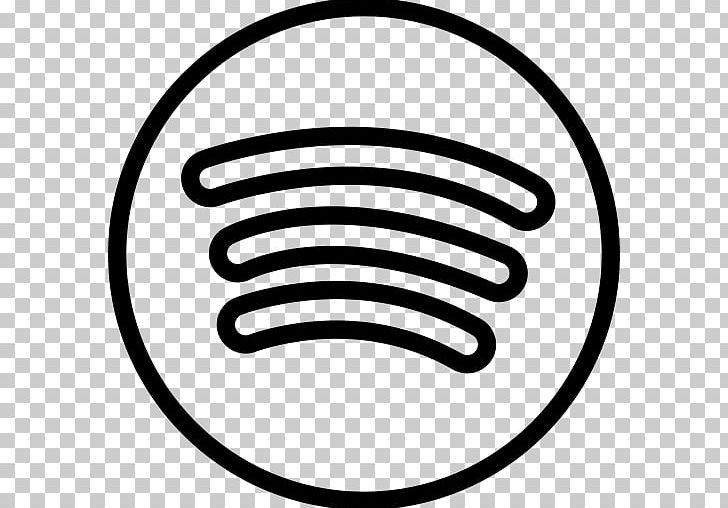 Computer Icons Logo Spotify Social Media PNG, Clipart, Area, Black And White, Circle, Computer Icons, Download Free PNG Download