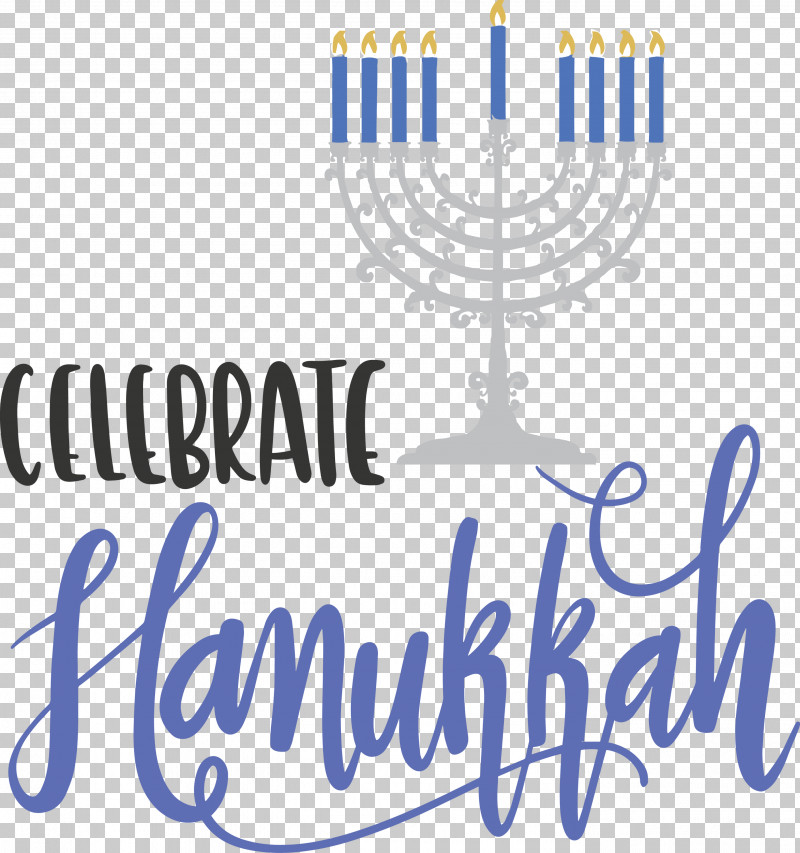 Hanukkah Happy Hanukkah PNG, Clipart, Blue, Candle, Candlestick, Cartoon, Green Free PNG Download