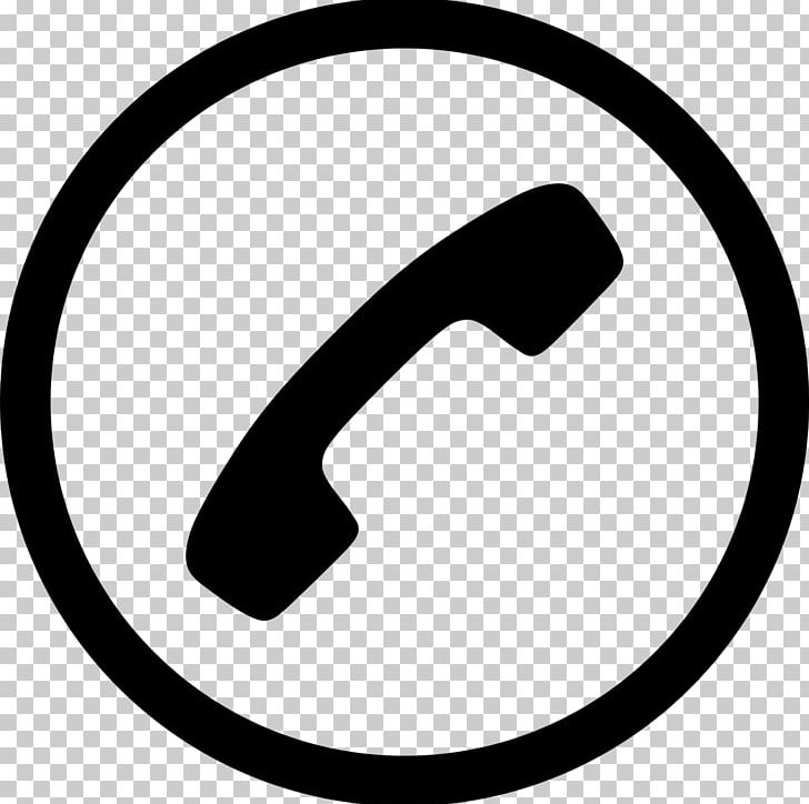 Computer Icons Telephone IPhone PNG, Clipart, Area, Black And White, Circle, Computer Icons, Copyright Symbol Free PNG Download