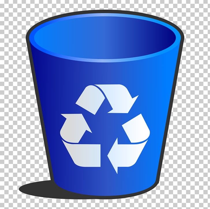 Rubbish Bins & Waste Paper Baskets Recycling Bin PNG, Clipart, Amp, Cobalt Blue, Decal, Drinkware, Electric Blue Free PNG Download