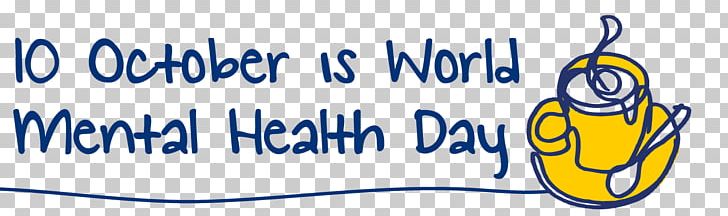 World Mental Health Day Mental Disorder 10 October PNG, Clipart, 10 October, Area, Awareness, Blue, Brand Free PNG Download