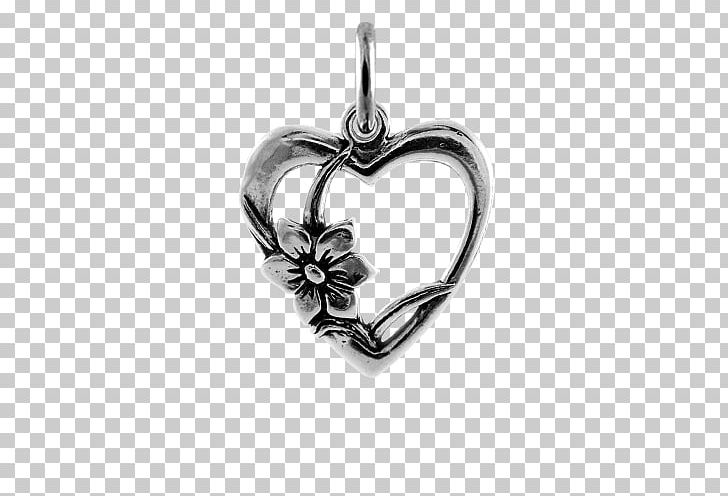 Locket Sterling Silver Body Jewellery Heart PNG, Clipart, Black And White, Body Jewellery, Body Jewelry, Fashion Accessory, Flower Free PNG Download