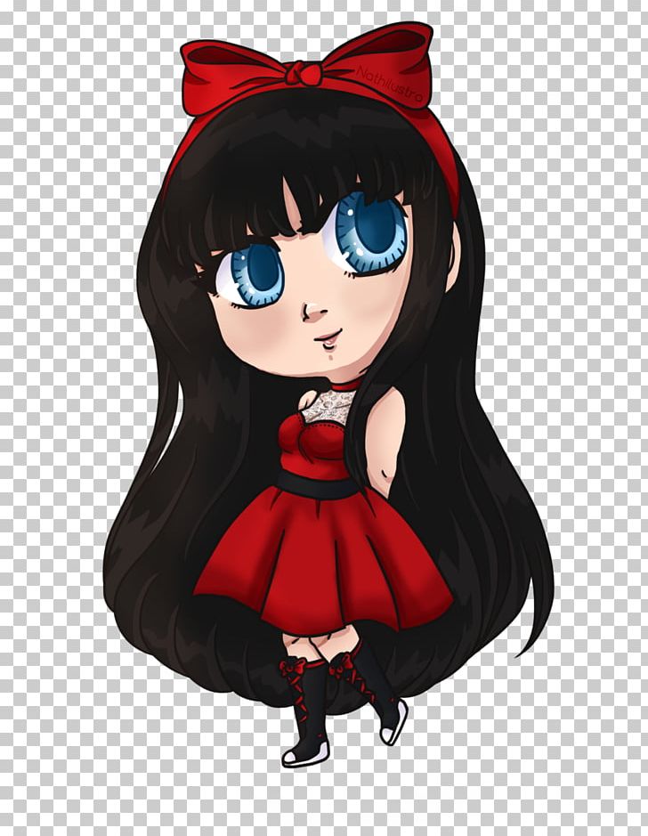Black Hair Illustration Doll Character Fiction PNG, Clipart, Animated Cartoon, Black Hair, Brown Hair, Character, Doll Free PNG Download